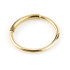 9ct Gold Seamless Ring with Bar - 0.8mm