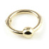 9ct Yellow Gold Hinge Segment Ring with Ball - 1.2mm / 6mm
