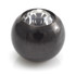 Black Steel Gem Ball -1.2mm-2.5mm-Crystal