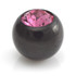 Black Steel Gem Ball -1.2mm-2.5mm-Crystal