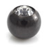 Black Steel Gem Ball -1.2mm-2.5mm-Peridot