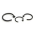 Black Steel Open Nose Ring