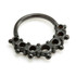 Black Steel Seamless Septum / Ear Ring 9