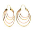 Brass and Copper Band Hoop Earrings (Pair)