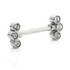 Cast Steel Triple Gem Nipple Bar - CSNB39-18