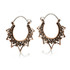 Copper Small Heart Hoop Earrings (Pair)