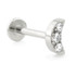 Internal Ti Jewelled Crescent Moon Labret