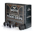 Moth Disposable Foam Grips - Black (Pack of 24)