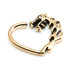 Rose Gold Steel Dragon Heart Ring