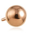 Rose Gold Titanium Threadless Ball Attachment