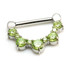 Round Gem Steel Nipple Clicker
