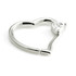 Silver Gem Heart Ring