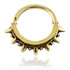 Spike Cartilage Brass Open Ring