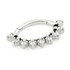 Steel Hinge Multi Gem Daith Ring