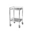 Steel Medical Trolley - Double Shelf