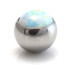 Steel Opal Gem Ball-1.2-4-White