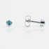 Studex Regular Stainless Aquamarine (March) Bezel Studs - Pack of 12