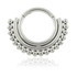 Ti Couture Double Line Ball Hinged Ring