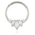 Ti Couture Forward Facing Marquise Gem Hinged Ring