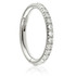 Ti Couture Full Pavé Gems Hinged Ring - 1.0mm