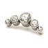 Ti Couture Threadless Multi Gem Crescent Attachment