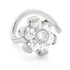 Ti Flower Gem Nose Stud