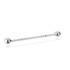 Ti Internal Pav√© Gem Industrial Barbell