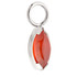 Ti Mini Marquise Red Agate Charm