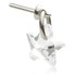 Ti Threadless Attachment with Star Shaped Gem Charm