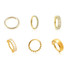 TiC Zircon Gold Conch Ring Bundle - Refill