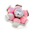 Titanium Pink Opal & Lavender Gem Centre Flower Dermal Top - 1.2mm