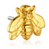 TL - 14ct Threadless Gold Bee Pin Attachment