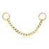 TL - Gold Hanging Chain Charm