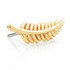 TL - 14ct Threadless Gold Feather Pin Attachment