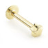 TL - 9ct Gold Star Labret - 1.2mm x 8mm