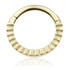TL - Gold Patterned Twist Ring