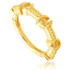 TL - Gold Barbed Wire Hinge Ring