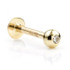 TL - Gold External Micro Gem Labret