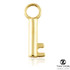 TL - Gold Key Charm for Hinge Segment Ring