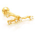 TL - Solid Gold Jewelled Zodiac Taurus Constellation Microbar