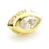 TL- 18ct Yellow Gold Marquise Gem Internal Thread Attachment