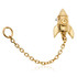 TL Rocket with Chain - 14ct Gold Threadless Attachment
