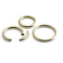 Zircon Gold Steel Segment Ring