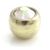 Zircon Gold Steel Gem Ball