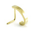 Zircon Gold Steel Nose Curl