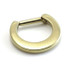 Zircon Gold Steel Septum Ring