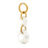 Zircon Gold Ti Double Round Gem Charm Attachment