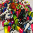 Acrylic Tapers Mixed Design & Sizes (approx. 100 pieces)