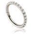 Ti Couture Full Pearl Pave Hinged Ring
