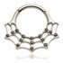 Ti Couture Jewelled Cobweb Hinge Ring